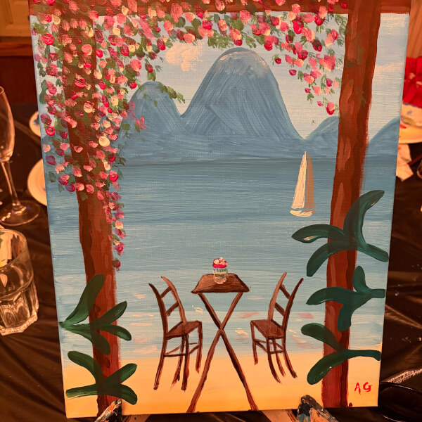 Paint and Sip Class - Walton-on-the-Hill review by Alma Griffith - London