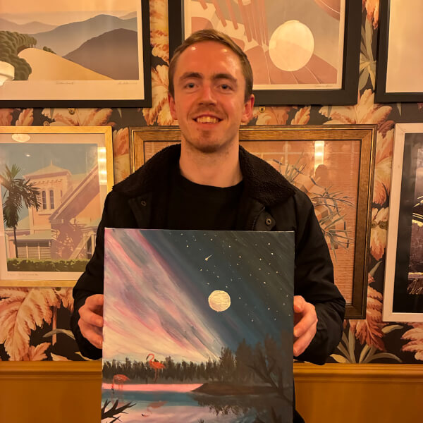 Paint and Sip Class - West Midlands review by Brinley Patterson - Birmingham