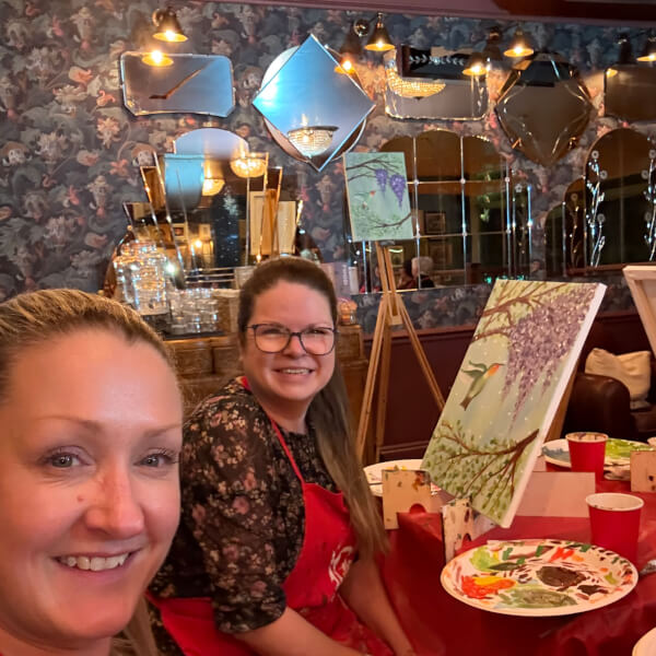 Paint and Sip Class - West Midlands review by Lucy Cotterill - Birmingham