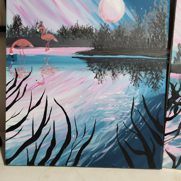 Paint and Sip Class - West Midlands review by Helen Bates - Birmingham