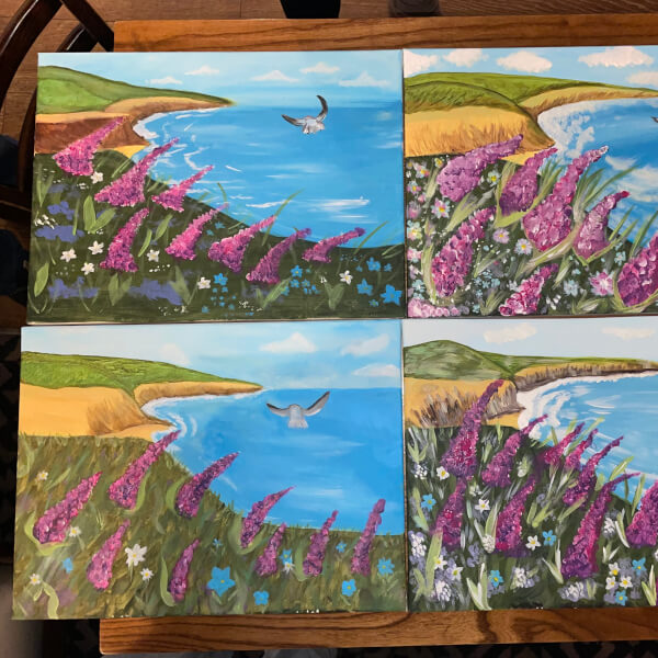 Paint and Sip Class - West Midlands review by Kirstie Field - Birmingham