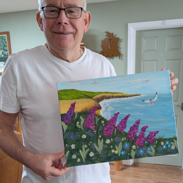Paint and Sip Class - West Midlands review by John Fairman - Birmingham