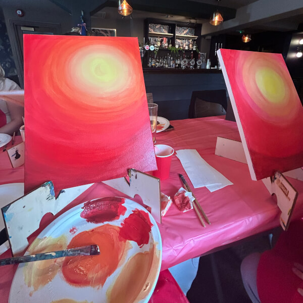 Paint and Sip Class - West Midlands review by Lara Harrison - Birmingham