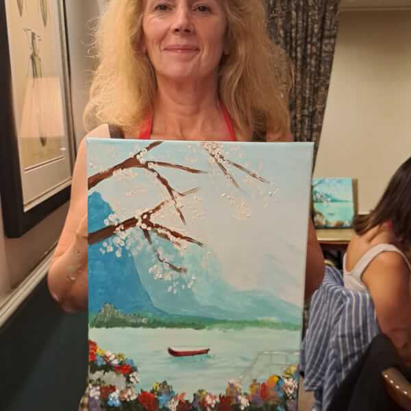 Paint and Sip Class - West Midlands review by Lisa Clarke - Birmingham
