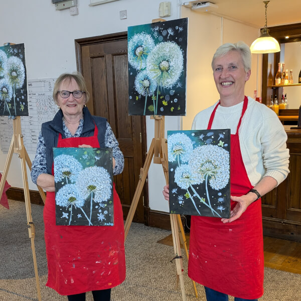 Paint and Sip Class - Weston-super-Mare review by Ann King - Bristol