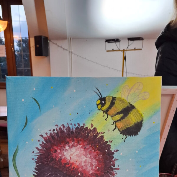 Paint and Sip Class - Weston-super-Mare review by Sharon Bergin-Carter - Bristol