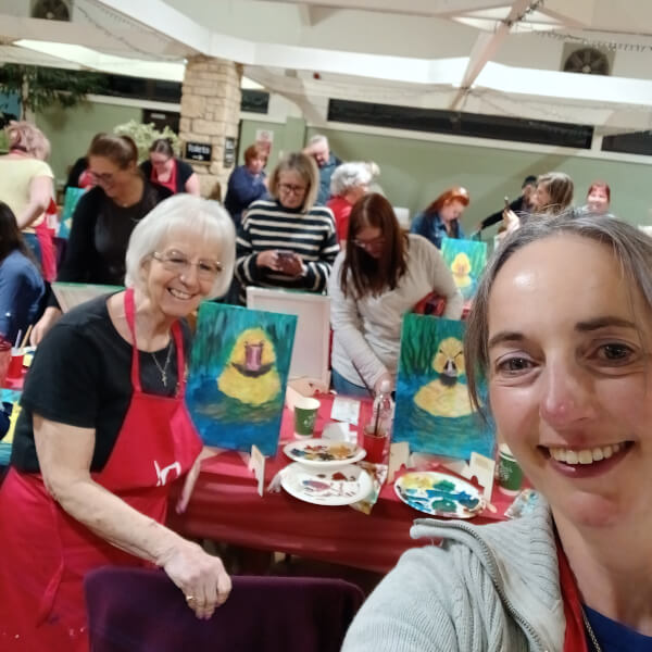 Paint and Sip Class - Weston-super-Mare review by Dawn Kinghorn - Bristol