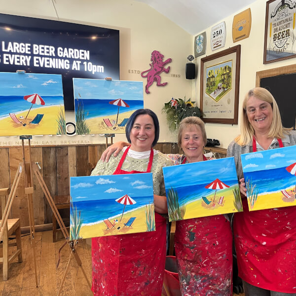 Paint and Sip Class - Windsor review by Heidi Bell - Slough