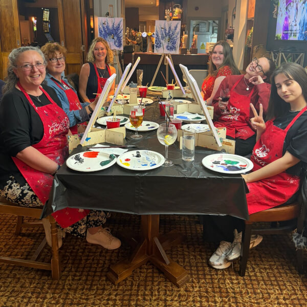 Paint and Sip Class - Woking review by Annabel Drummond - Guildford