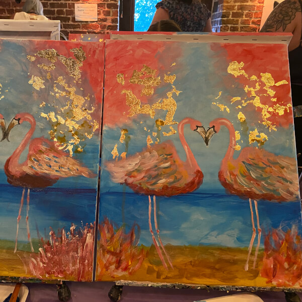 Paint and Sip Party review by Joanne Powell - Chester