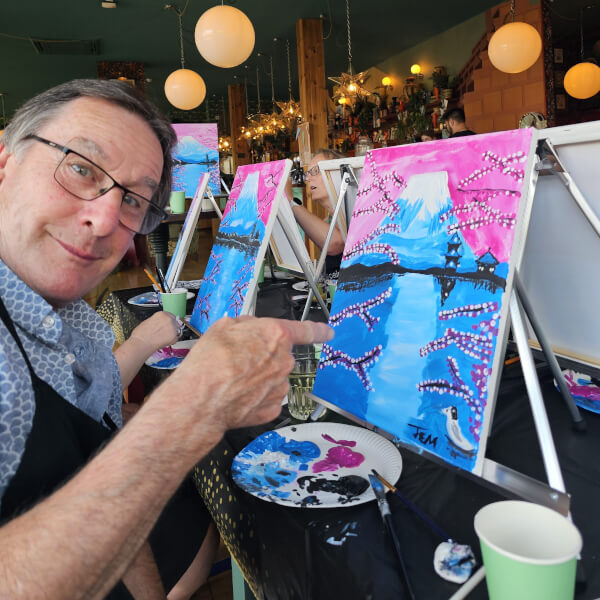 Paint and Sip Workshop review by Emma Milton - Norwich