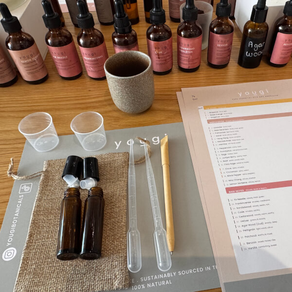 Perfume Making Class with Essential Oils review by Clarissa Maga - London
