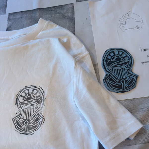 Print Your Own T-shirt Lino Workshop review by Martin - Edinburgh