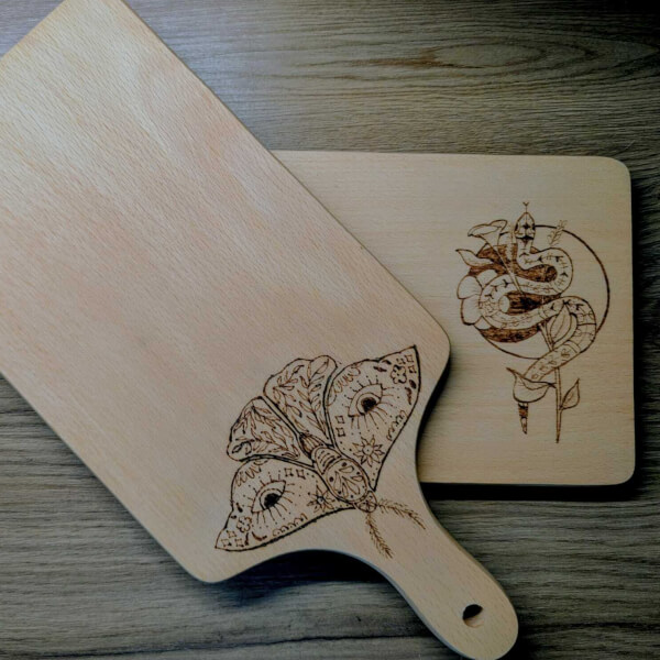 Pyrography Workshop - Charcuterie Board review by Zack Parker - Manchester
