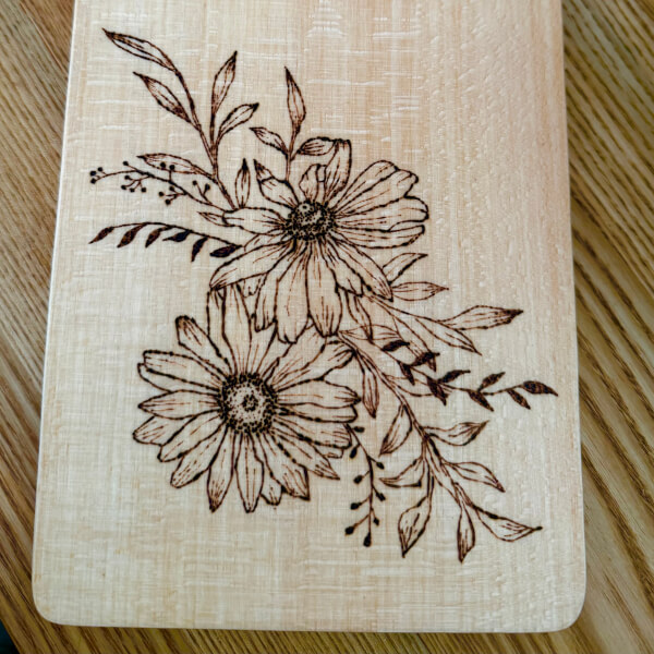 Pyrography Workshop - Charcuterie Board review by Alison Muscroft - Manchester