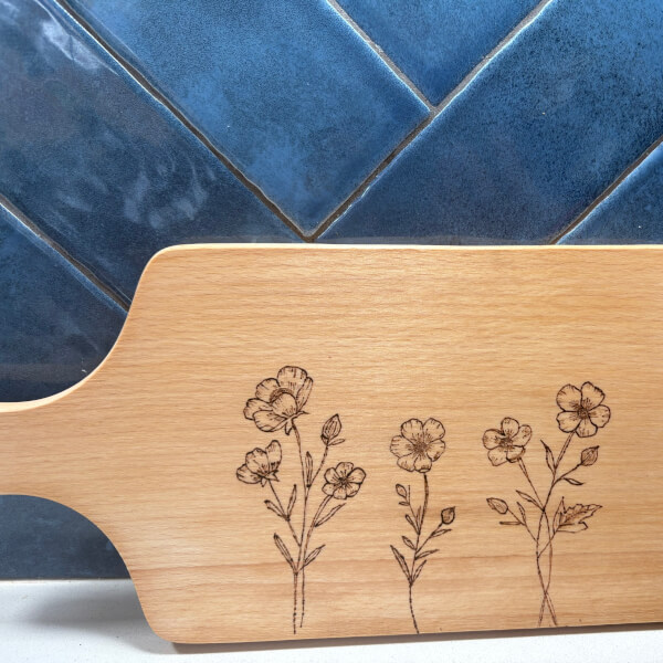 Pyrography Workshop - Charcuterie Board review by Katie Quilliam - Manchester