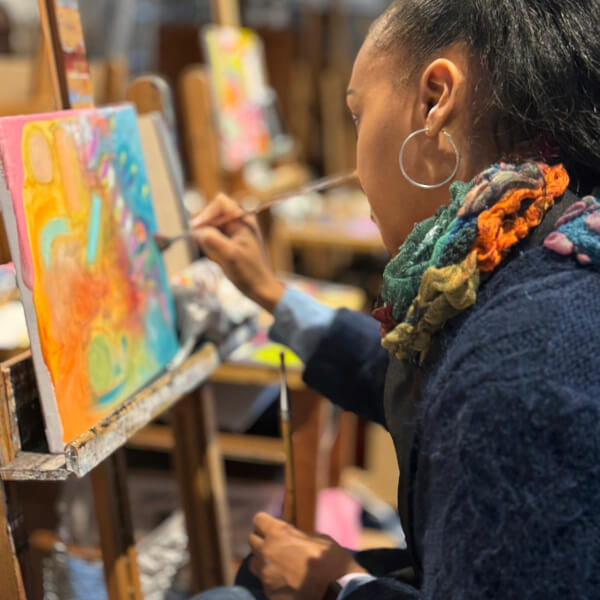 Quick Intro to Oil Painting Workshop review by Nicole Beckfotdt - London