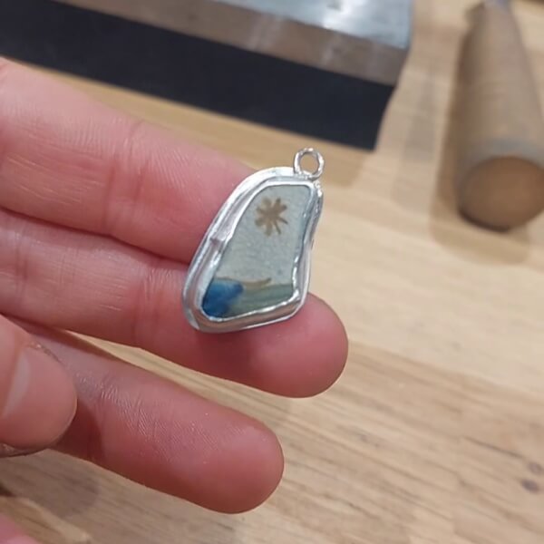 Sea Glass and Pottery Jewellery Workshop review by Anastazja Harding - London
