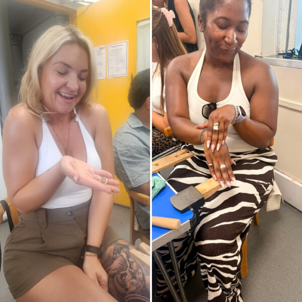 Silver or Gold Ring Making Workshop review by Rochelle Gardner - London