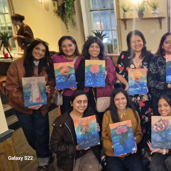 Sip and Paint Workshop review by B H Shah - London