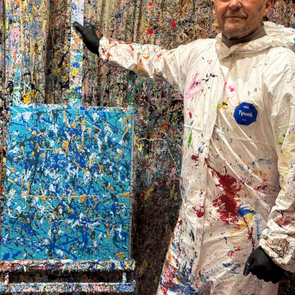 Splatter Painting Class - Private Session review by Michael Keep - London