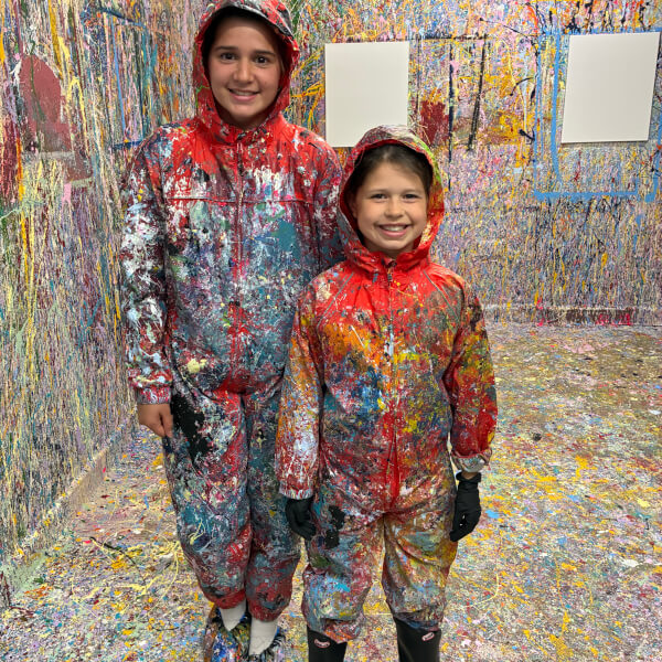 Splatter Painting Class - Private Session review by Jo Labban - London