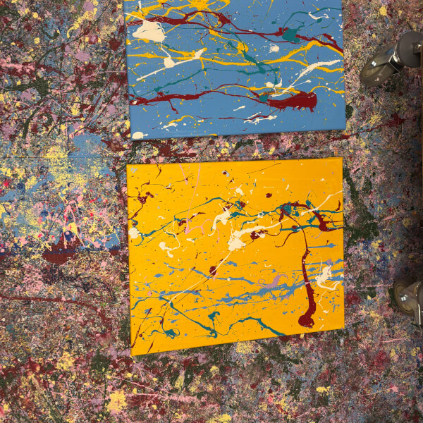 Splatter, Splash, and Drip Painting Class review by Ewa Borowka - London