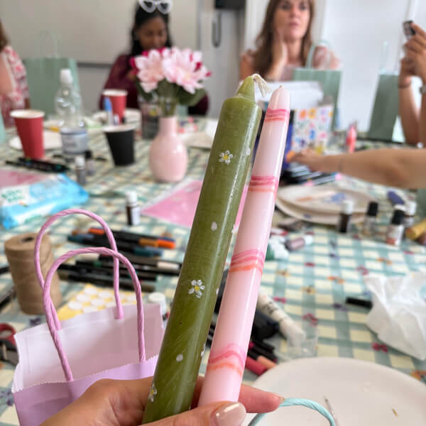 Spring Candle Making and Decorating Class review by Siobhan Wilson - Brighton