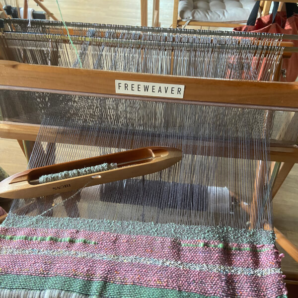 Weaving Cushion Workshop review by Yolande Williams - London