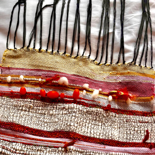 Weaving Cushion Workshop review by Lynn Loflin - London