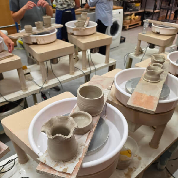 Wheel Throwing Pottery Class - BYOB and Craft review by Theresa To - London