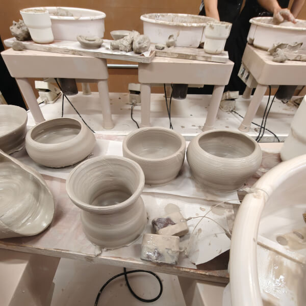Wheel Throwing Pottery Class - BYOB and Craft review by Maclyn Afonso - London