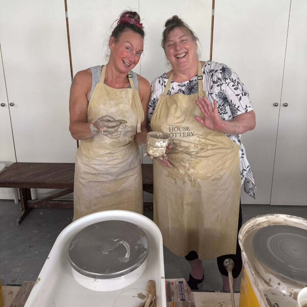 Wheel Throwing Pottery Class - BYOB and Pottery review by Jean Michelle Giles - London