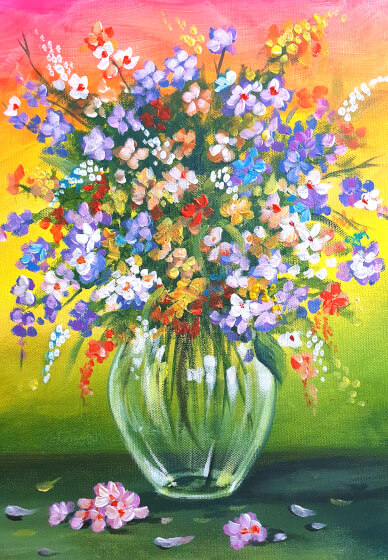 Paint and Sip Class - the Hungry Brush, Wellingborough