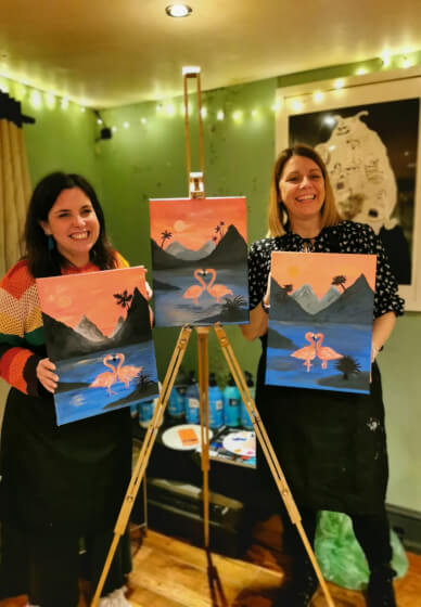 Paint and Sip Experience