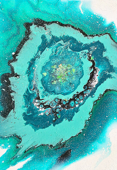 Sip and Pour - Acrylic Pouring Workshop