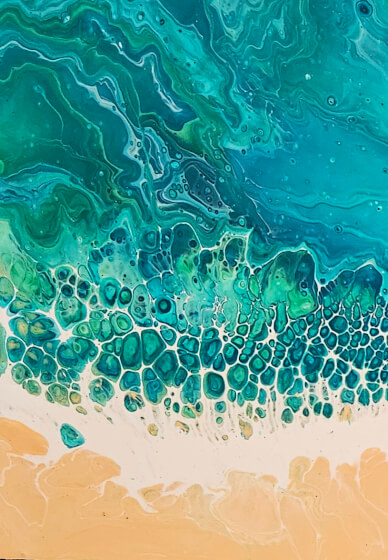 Sip and Pour - Acrylic Pouring Workshop
