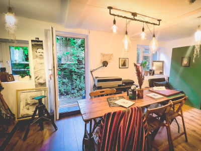 Artist Studio with a Garden and Darkroom