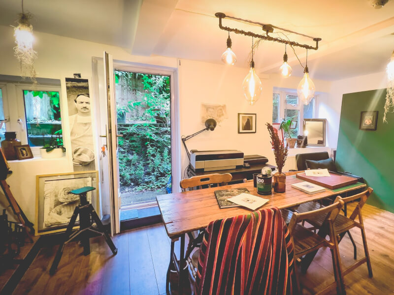 Artist Studio with a Garden and Darkroom