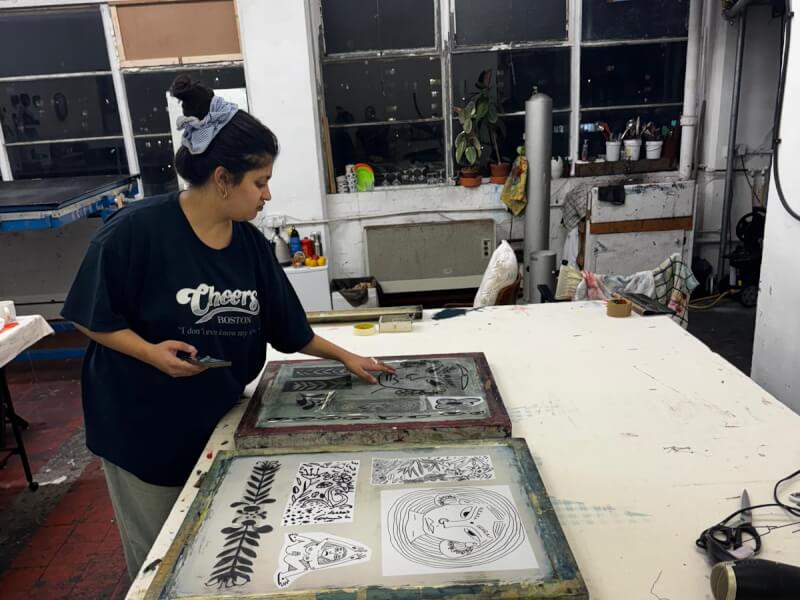 Screen Printing Studio available for workshops