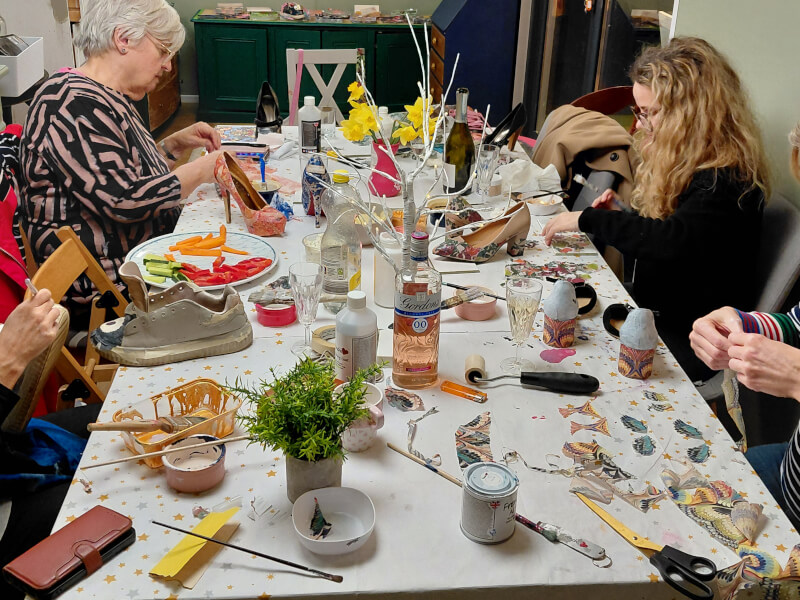 Vintage Chic ReLoved Upcycling Studio class venue