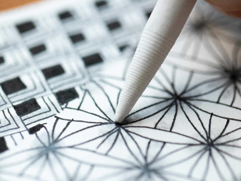 Learn zentangle patterns