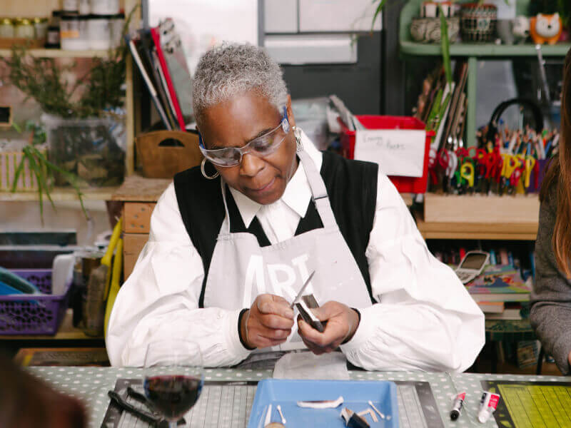 A sewing class is just one of several fun experiences in London to get your creativity flowing