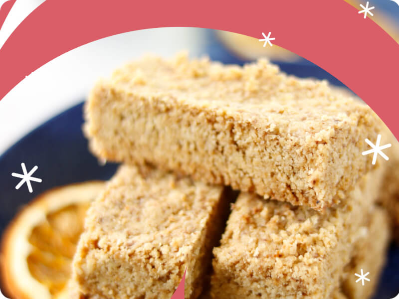 Caroline Rowe's vegan shortbread.