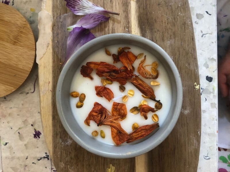 Candle making is one of many fun activities in London known for helping with relaxation