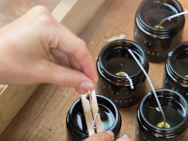 How to make candles at home