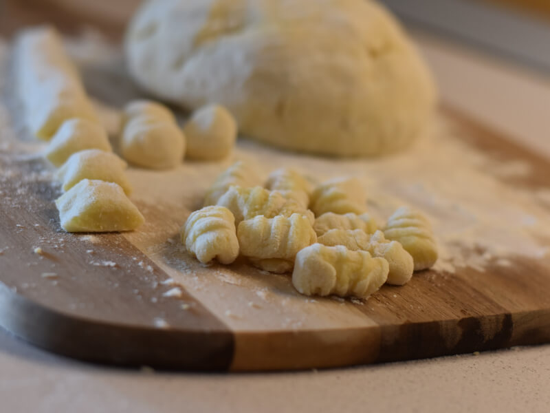 Homemade gnocchi 