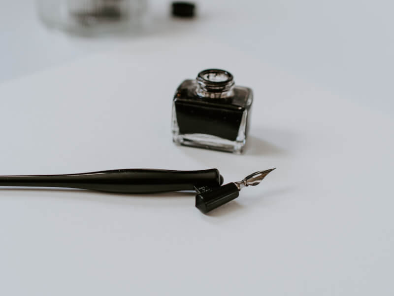 Calligraphy class in Manchester.