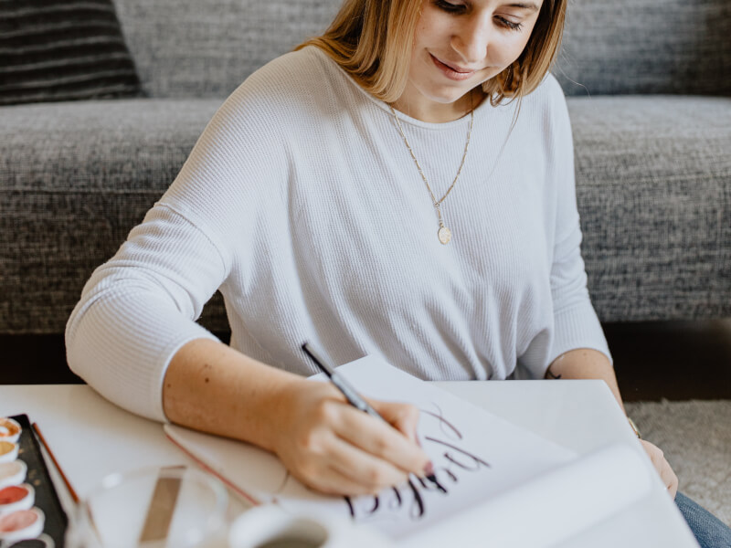 How to do calligraphy at home